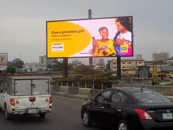 Road billboard LED