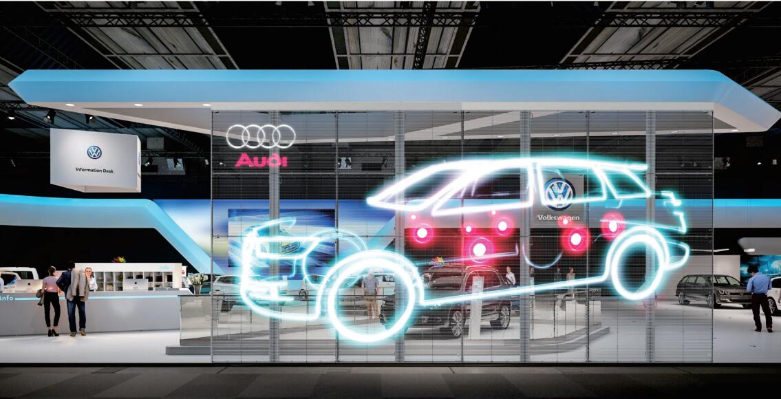 Transparent LED display