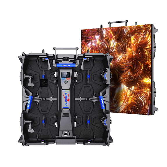 ငှားရမ်းသော LED Display အတွက်ခုံးနှင့်ခုံးပုံစံ LED ဗီဒီယိုနံရံနှစ်ခုလုံးတပ်ဆင်ထားသော Front Maintenance Module ပံ့ပိုးမှုဖြင့်အိမ်တွင်းအငှား LED Kabinet